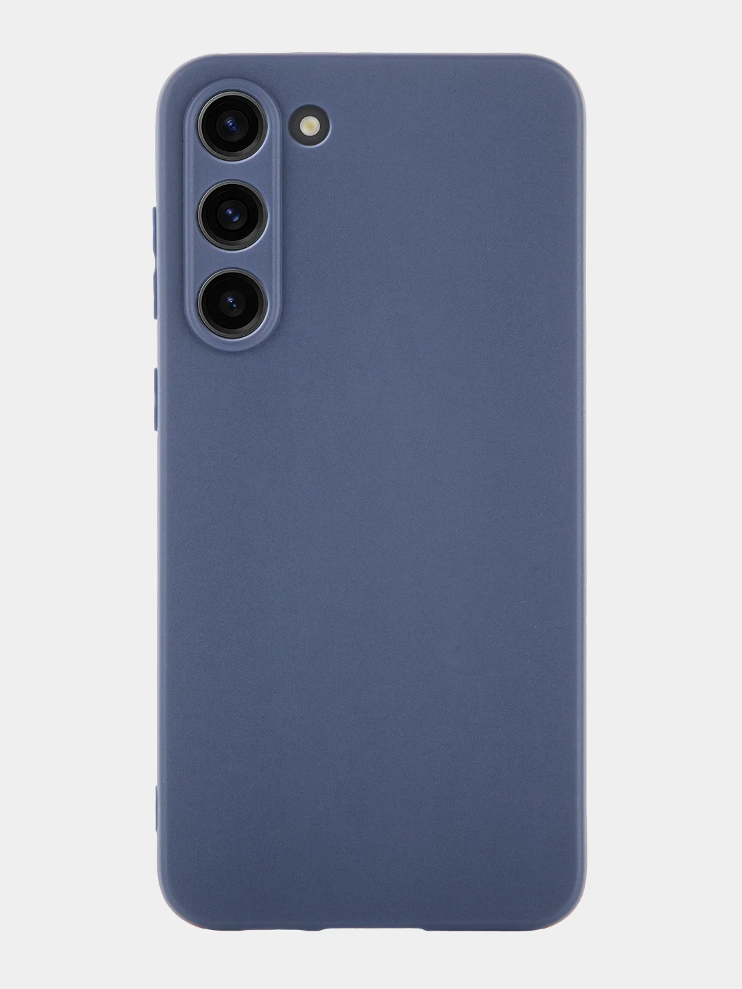 Синий чехол для Samsung Galaxy S23/ S23 FE/ S23+/ S23 Ultra BROSCORP силиконовый с защитой камер