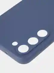 Синий чехол для Samsung Galaxy S23/ S23 FE/ S23+/ S23 Ultra BROSCORP силиконовый с защитой камер