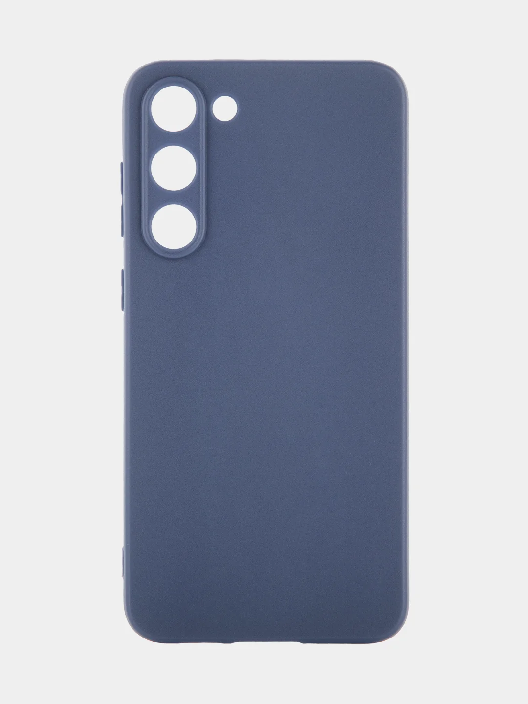 Синий чехол для Samsung Galaxy S23/ S23 FE/ S23+/ S23 Ultra BROSCORP силиконовый с защитой камер