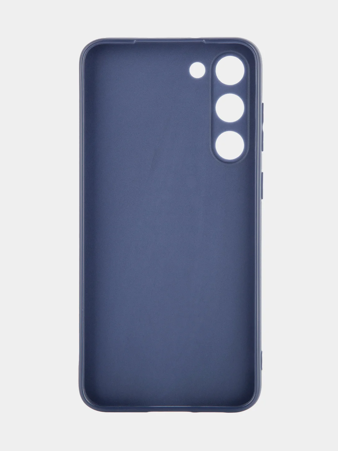 Синий чехол для Samsung Galaxy S23/ S23 FE/ S23+/ S23 Ultra BROSCORP силиконовый с защитой камер