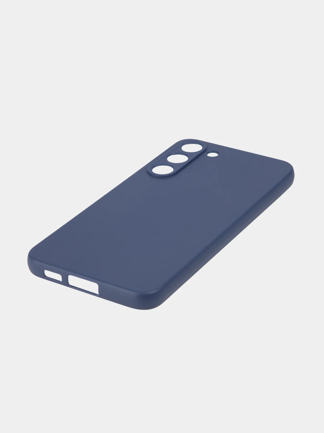 Синий чехол для Samsung Galaxy S23/ S23 FE/ S23+/ S23 Ultra BROSCORP силиконовый с защитой камер