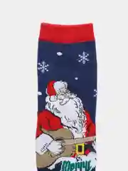 Индиго носки новогодние мужские, с новогодним принтом