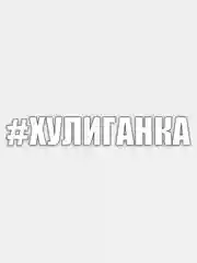 Зеленый наклейка на авто "Прикольные надписи"