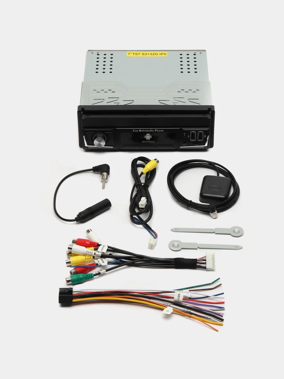 Магнитола Pioneeir 7008AND 1 DIN с Android, выдвижной экран 7", Bluetooth, Wi-Fi, 2+32 Gb