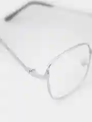 Серебряный очки для чтения и зрения в металлической оправе "+"