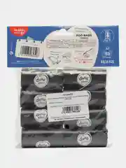 Пакеты для уборки за собакой DUVO+, черные, 33 х 20 см, 8 х 20 штук