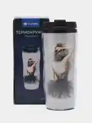 Термокружка, нержавеющая сталь, пластик, 0.38 л, Daniks "Балерина" YYCF001-25