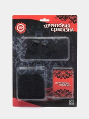 Эротический набор для двоих "Территория соблазна", 3 в 1 (10 карт, маска, чулки), 18+