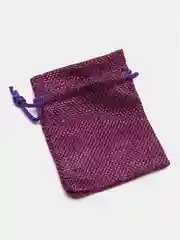 Фиолетовый льняные подарочные мешочки. Подарочная упаковка: 7х9, 10х14, 13х18, 15х21, 20х28 см