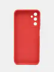 Алый чехол для Samsung Galaxy A14 (Самсунг Галакси А14), силиконовый, цветной, матовый