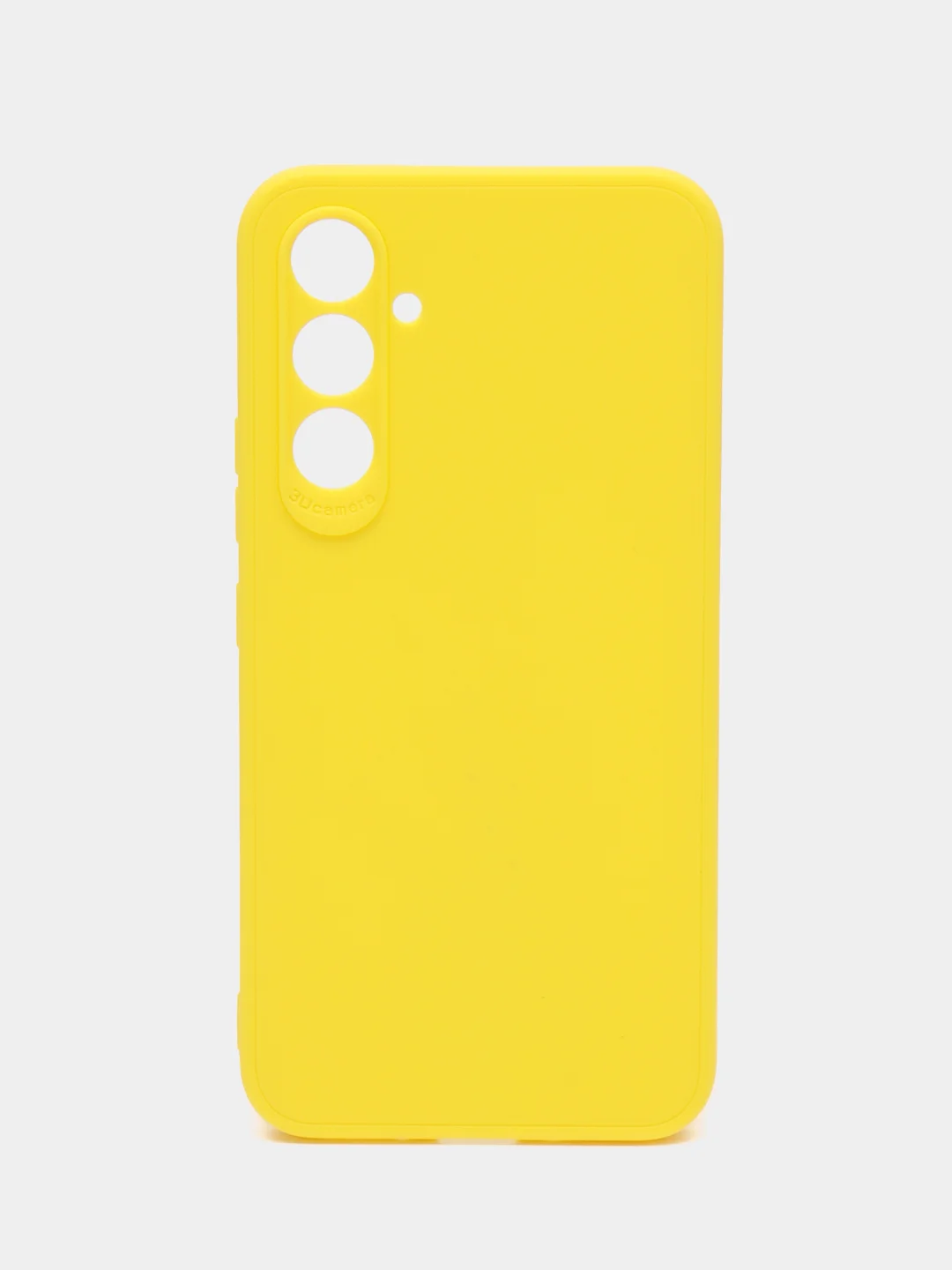 Желтый чехол для Samsung Galaxy A54 / Самсунг Галакси А54, силиконовый, цветной, матовый