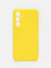 Желтый чехол для Samsung Galaxy A54 / Самсунг Галакси А54, силиконовый, цветной, матовый