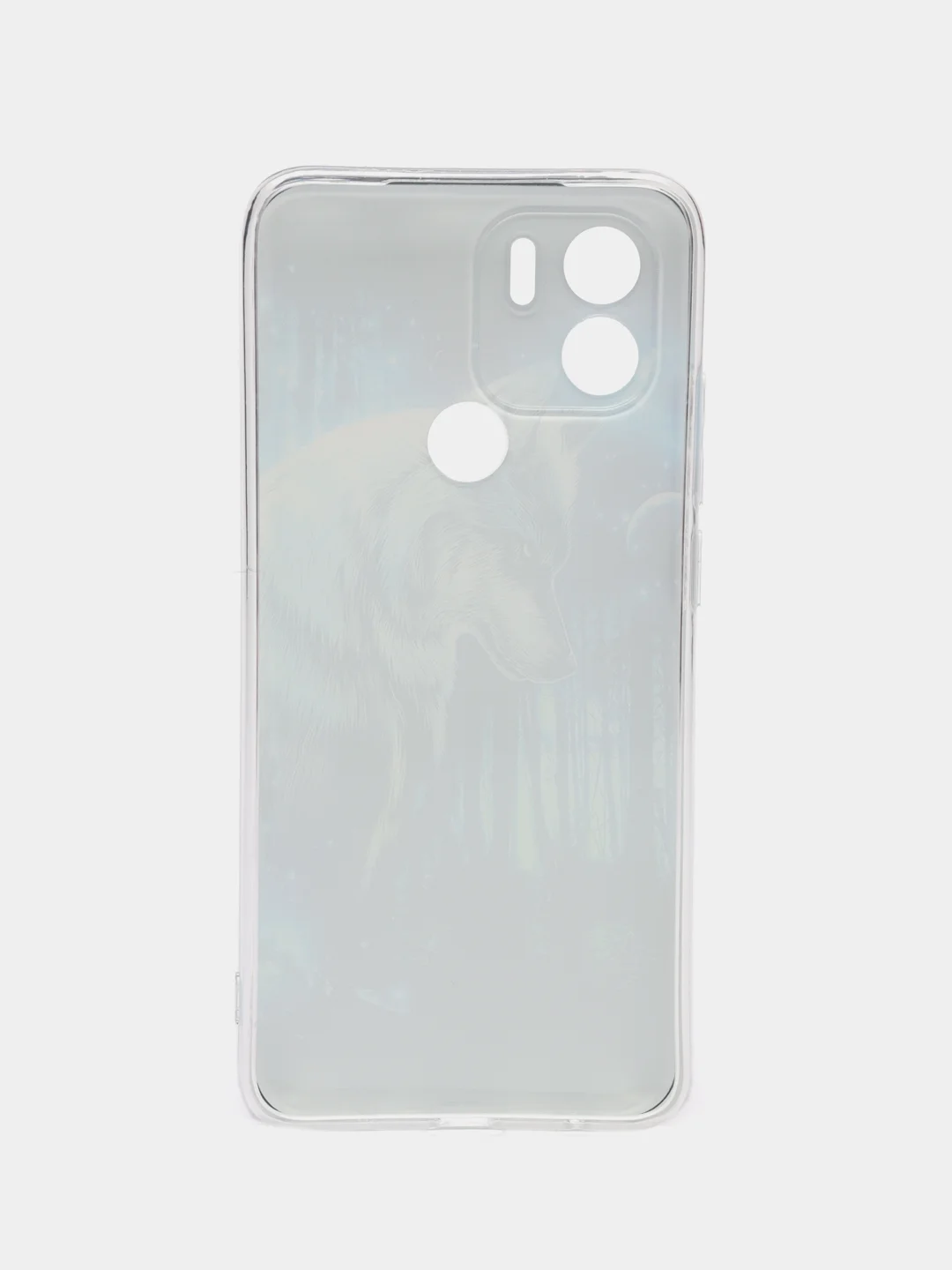 Синий силиконовый чехол на Xiaomi Redmi A1+/Redmi A2+/Poco C51/C50 (Редми A1 Плюс/Редми А2 Плюс)