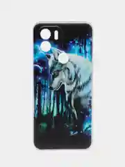 Синий силиконовый чехол на Xiaomi Redmi A1+/Redmi A2+/Poco C51/C50 (Редми A1 Плюс/Редми А2 Плюс)