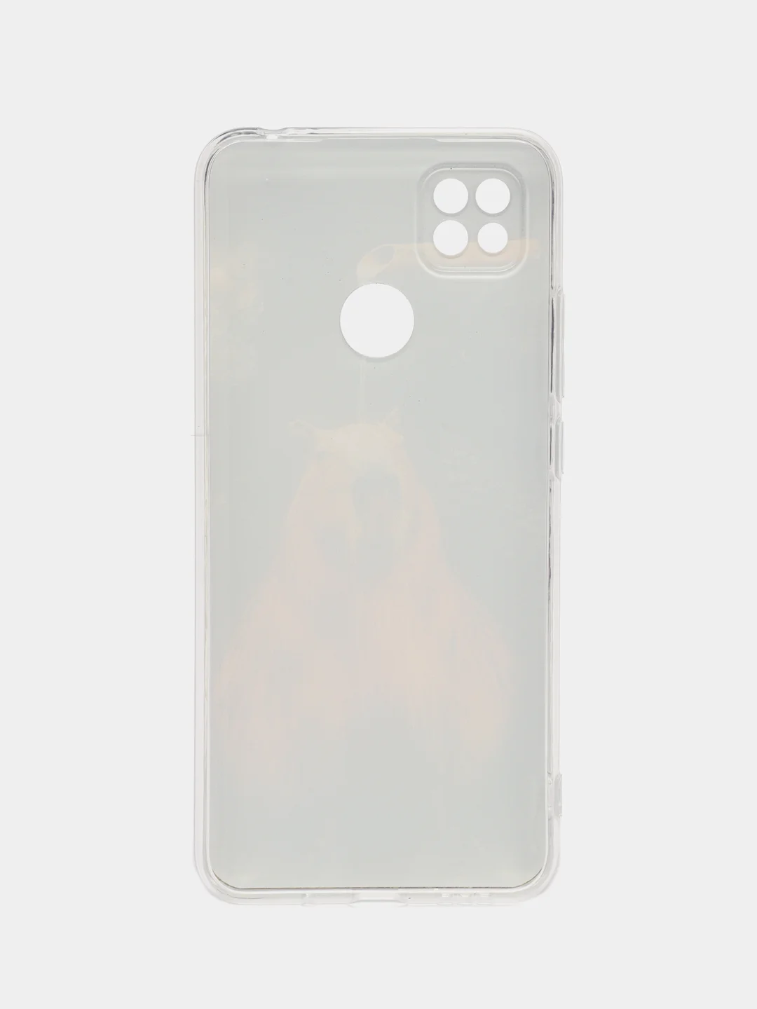 Коричневый силиконовый чехол на Xiaomi Redmi 9C (Сяоми Редми 9C)