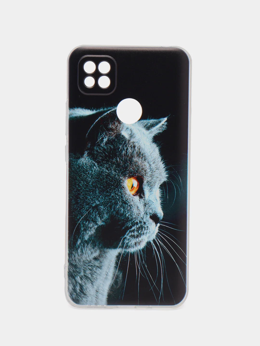 Тёмно-серый силиконовый чехол на Xiaomi Redmi 9C (Сяоми Редми 9C)