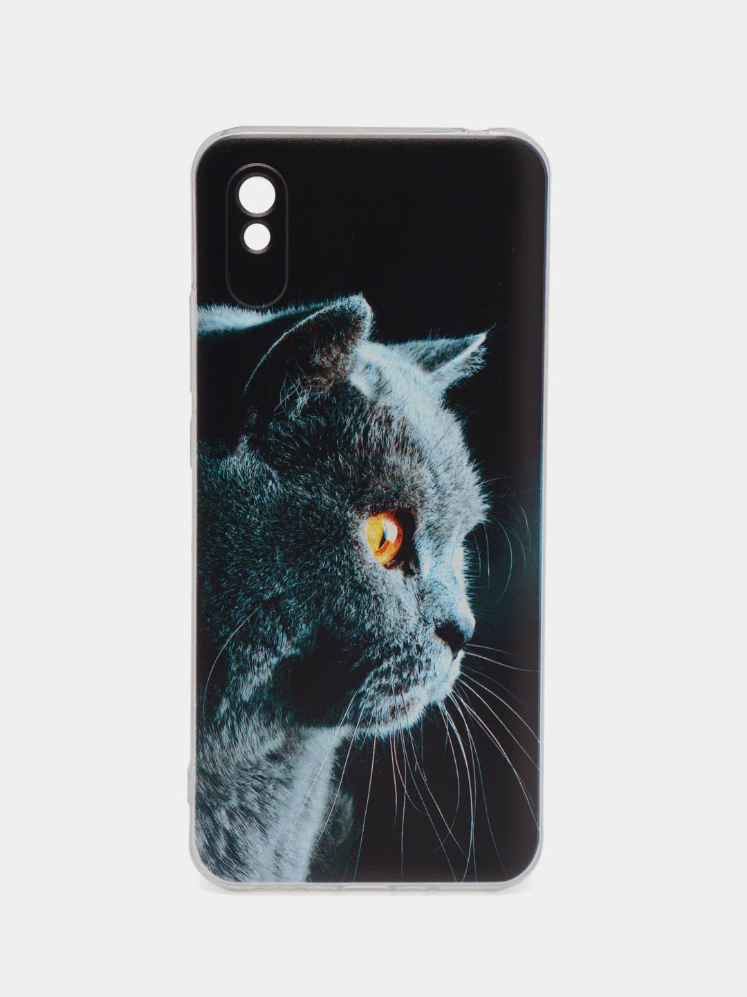 Тёмно-серый силиконовый чехол на Xiaomi Redmi 9A (Сяоми Редми 9A)