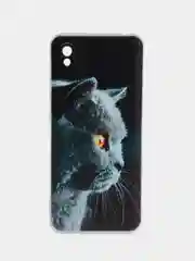 Тёмно-серый силиконовый чехол на Xiaomi Redmi 9A (Сяоми Редми 9A)