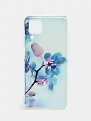 Лазурный силиконовый чехол на Samsung Galaxy A12 / M12 (Самсунг А12 / М12)