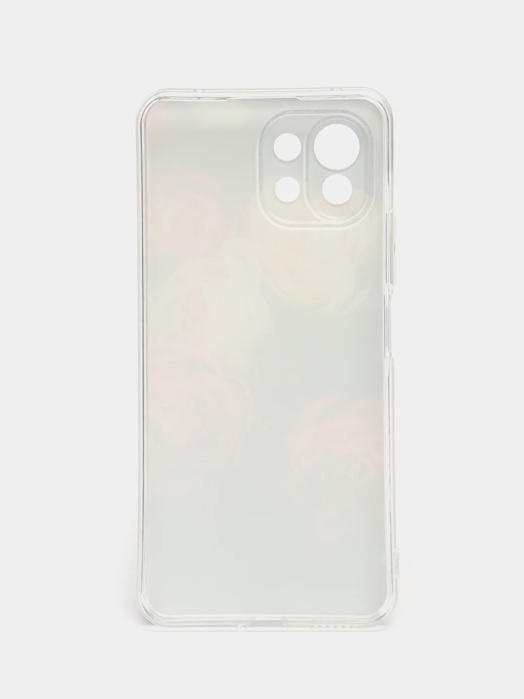 Кораллово-розовый силиконовый чехол на Xiaomi Mi 11 Lite/5G NE (Сяоми Ми 11 Лайт/5G NE)