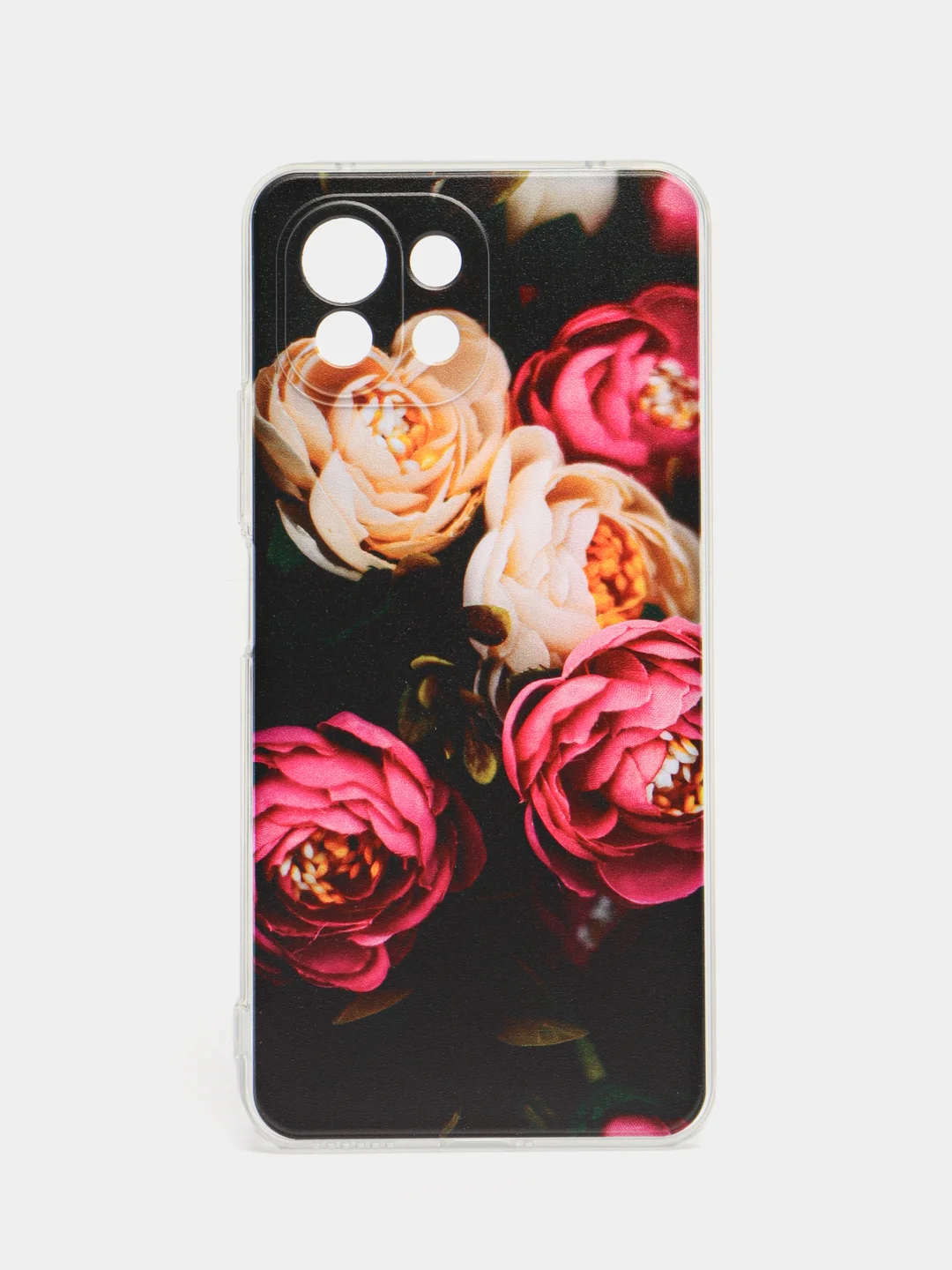 Кораллово-розовый силиконовый чехол на Xiaomi Mi 11 Lite/5G NE (Сяоми Ми 11 Лайт/5G NE)