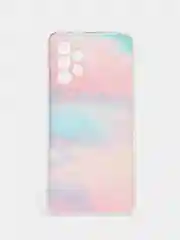 Пудровый силиконовый чехол на Samsung Galaxy A52/A52s (Самсунг А52/A52s)