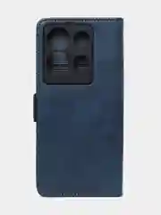 Синий чехол-книжка GQ Lite для Infinix Note 30 (4G) / (5G) из высококачественной кожи