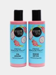 Набор для тела питательный подарочный Dragon Fruit: гель для душа и молочко для тела