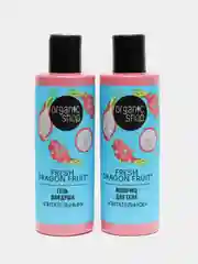 Набор для тела питательный подарочный Dragon Fruit: гель для душа и молочко для тела