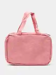 Розовый косметичка, дорожная, подвесная, 4 отсека для хранения