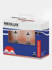 Автомобильные галогенные лампы NEOLUX Extra Light H7 55 PX26d+50%, 2 шт