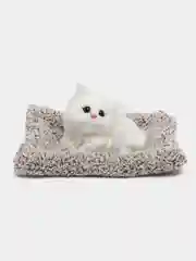 Белый подарочный набор/кошечка с гирляндами/