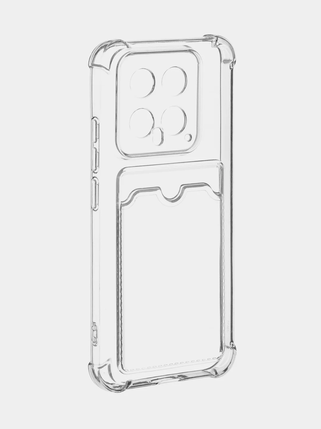 Молочный противоударный чехол Broscorp для Xiaomi 14/14 Pro, силиконовый, с усиленными углами