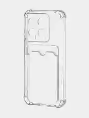 Молочный противоударный чехол Broscorp для Xiaomi 14/14 Pro, силиконовый, с усиленными углами