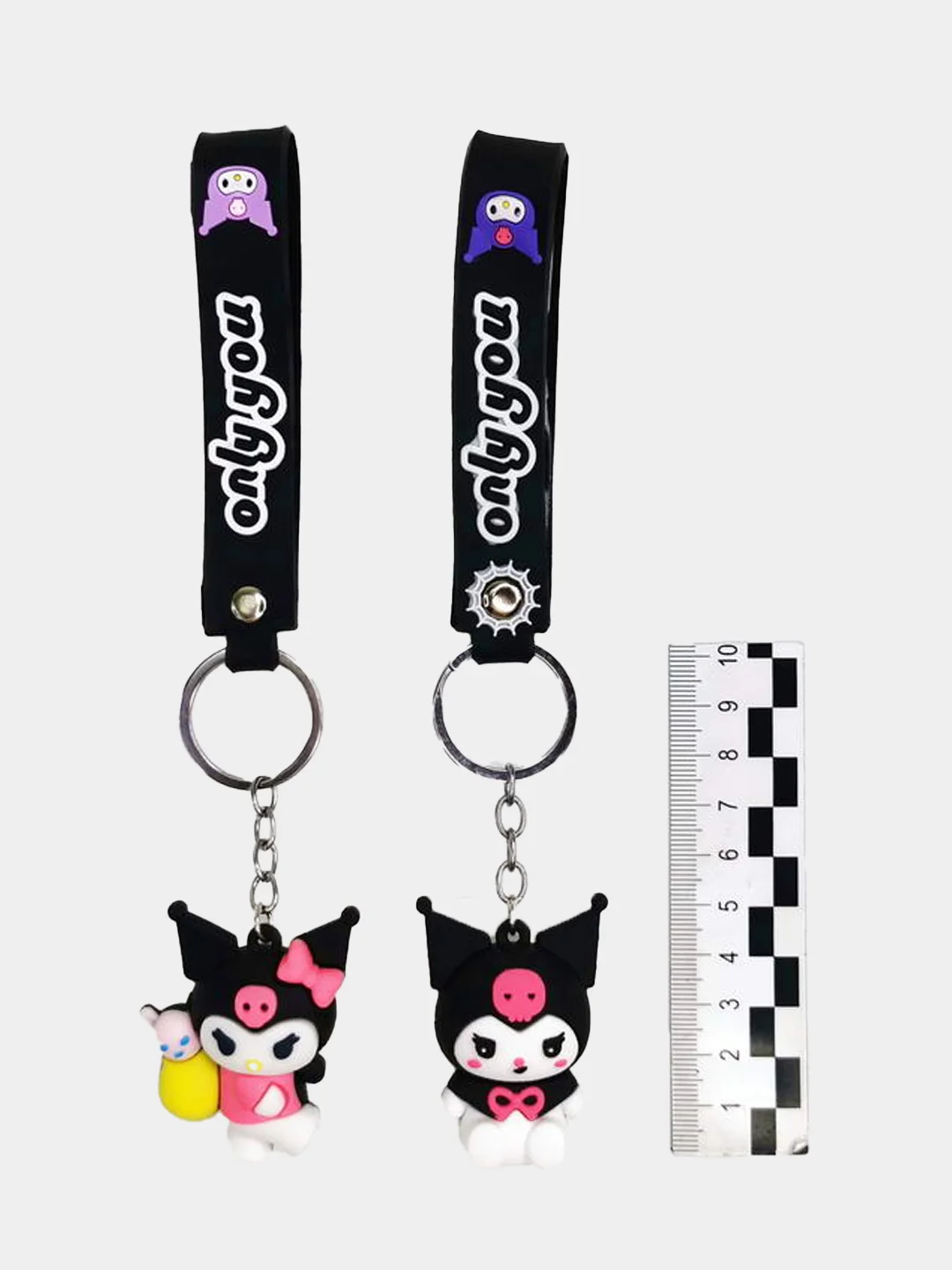 Угольный брелок My Melody, Kuromi, Sinnamoroll, Hello Kitty