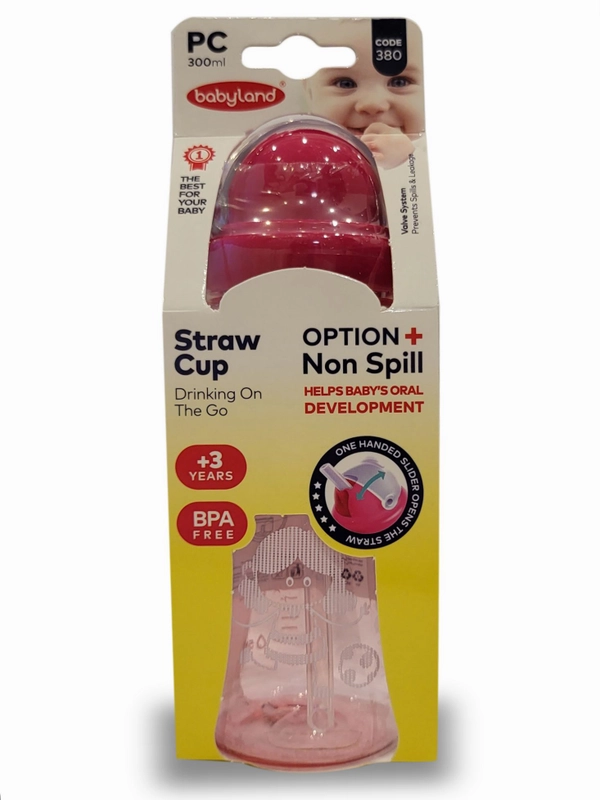 Поильник Baby Land с трубочкой, 300 ml