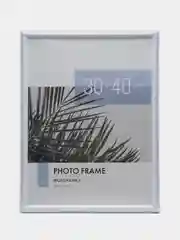 Рамка для фотографий на стену А3 30х40 см, пластик, белая, Brauberg Colorful, 391242