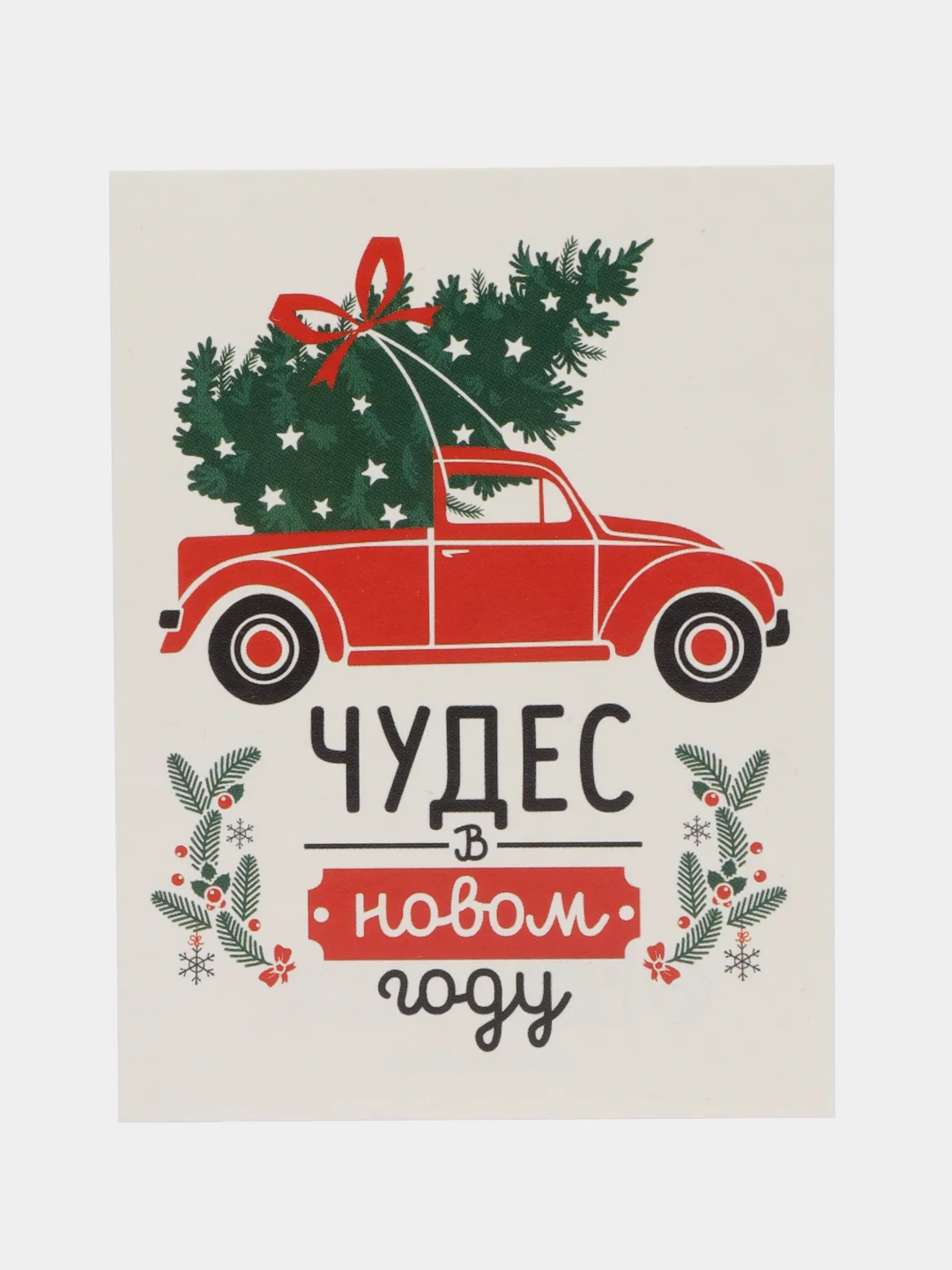 Красный подарочный набор с носочками "Коняшка-карусель", мужчинам/ женщинам