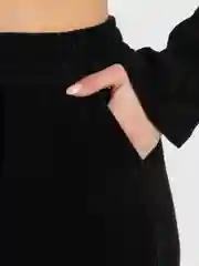 Черный спортивный костюм оверсайз, вельвет