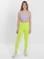 Салатовый лосины спортивные, в рубчик, высокая посадка, легинсы женские