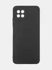 Черный чехол для Itel S23 силиконовый BROSCORP матовый тонкий с бортиком- защитой вокруг камер