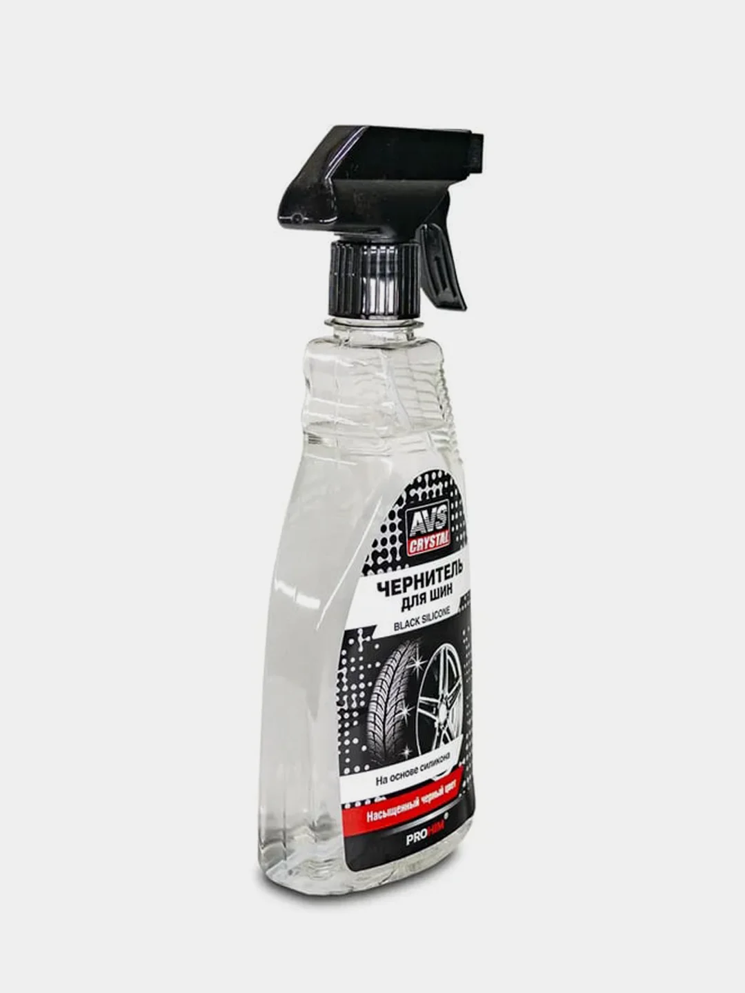 Чернитель шин BLACK SILICONE (триггер 500 мл) AVS AVK-600