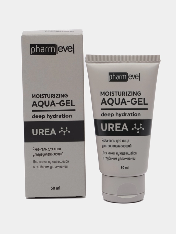 Аква-гель для лица ультраувлажняющий, pharmlevel UREA, 50 мл