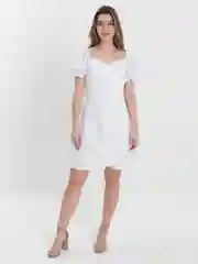 Белый вечернее платье