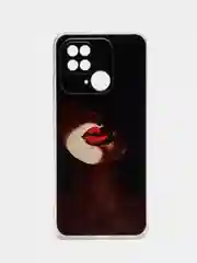 Фиолетовый силиконовый чехол на Xiaomi Redmi 10C (Сяоми Редми 10С)