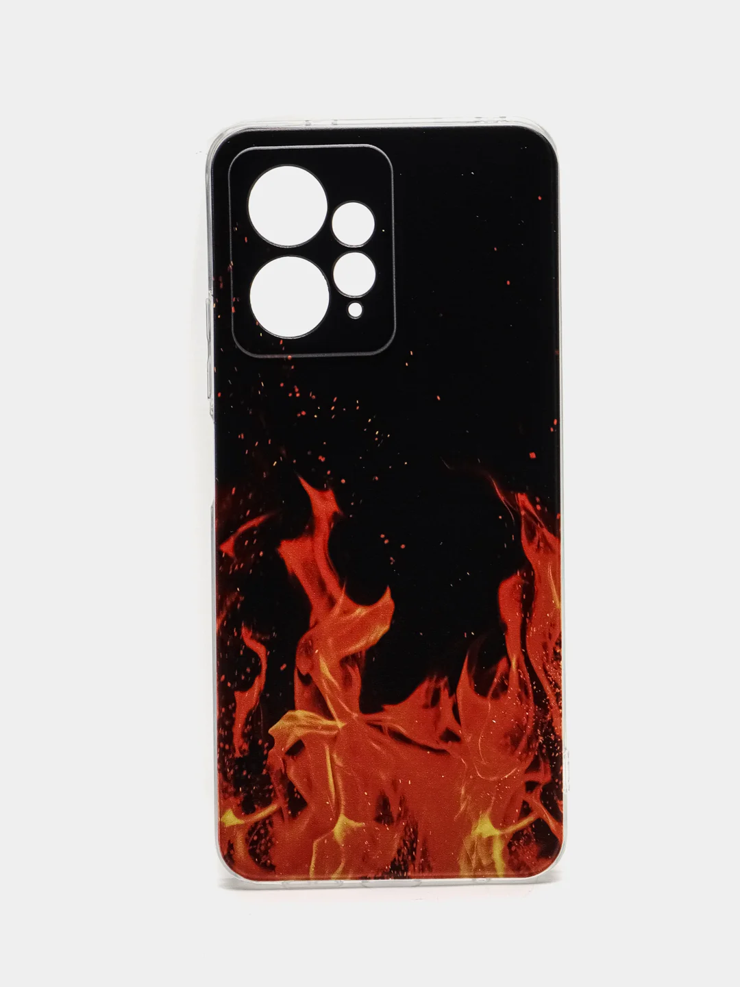 Оранжевый силиконовый чехол для Xiaomi Redmi Note 12 4G (Сяоми Редми Ноут 12 4Г)