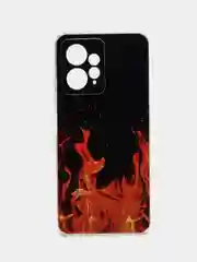 Оранжевый силиконовый чехол для Xiaomi Redmi Note 12 4G (Сяоми Редми Ноут 12 4Г)