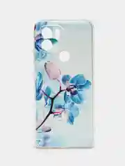 Лазурный силиконовый чехол на Xiaomi Redmi A1+/Redmi A2+/Poco C51/C50 (Редми A1 Плюс/Редми А2 Плюс)