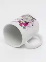 Белый кружка для чая и кофе, с принтом с приколом "Енот"