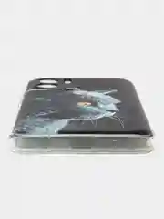 Тёмно-серый силиконовый чехол на Xiaomi Redmi A1+/Redmi A2+/Poco C51/C50 (Редми A1 Плюс/Редми А2 Плюс)